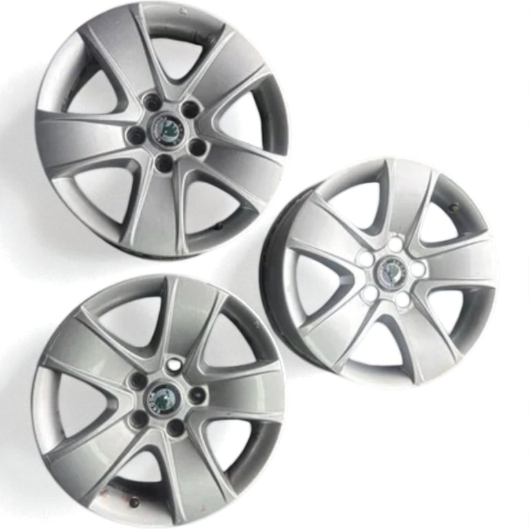 1x Alufelge 16 Zoll 6.5" 5x112 50ET 1Z0601025T Skoda Octavia Rim Wheel