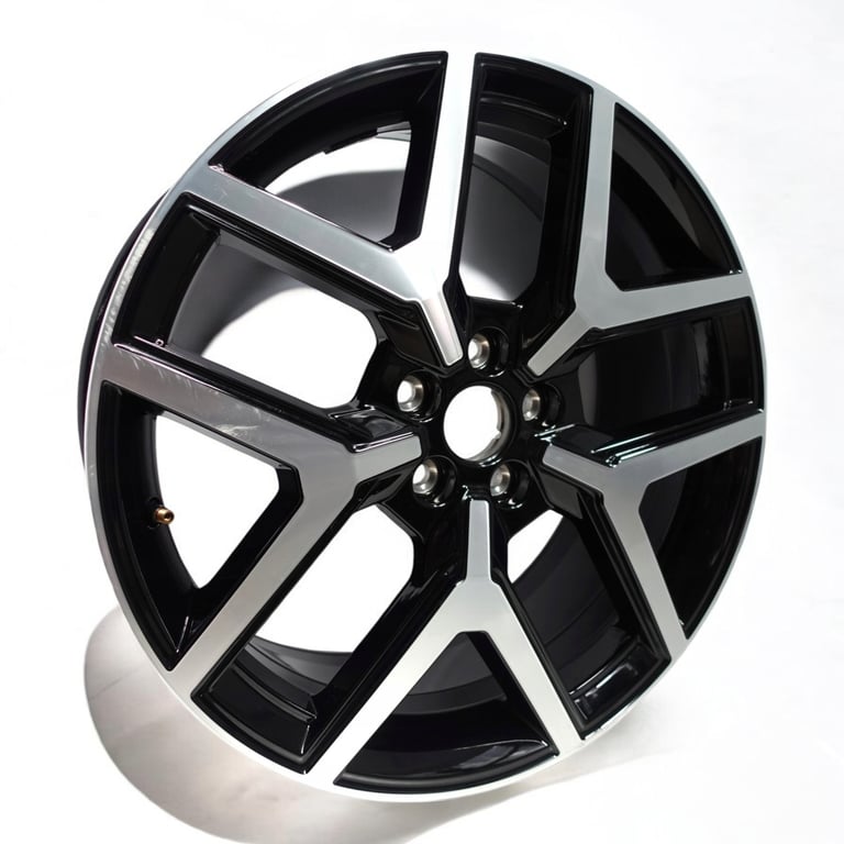 1x Alufelge 18 Zoll 7.0" 5x112 47ET Glanz Schwarz 6F9601025B Mg Arona Rim Wheel