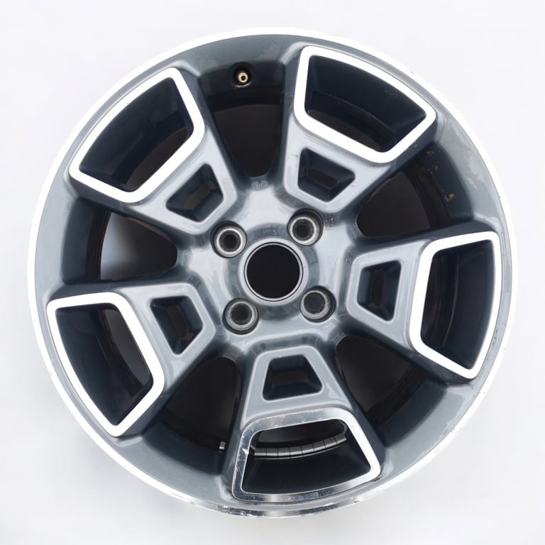 1x Alufelge 17 Zoll 6.0" 4x108 37,5ET Glanz Graphit DN1C-1007-AA Ford Fiesta Mg