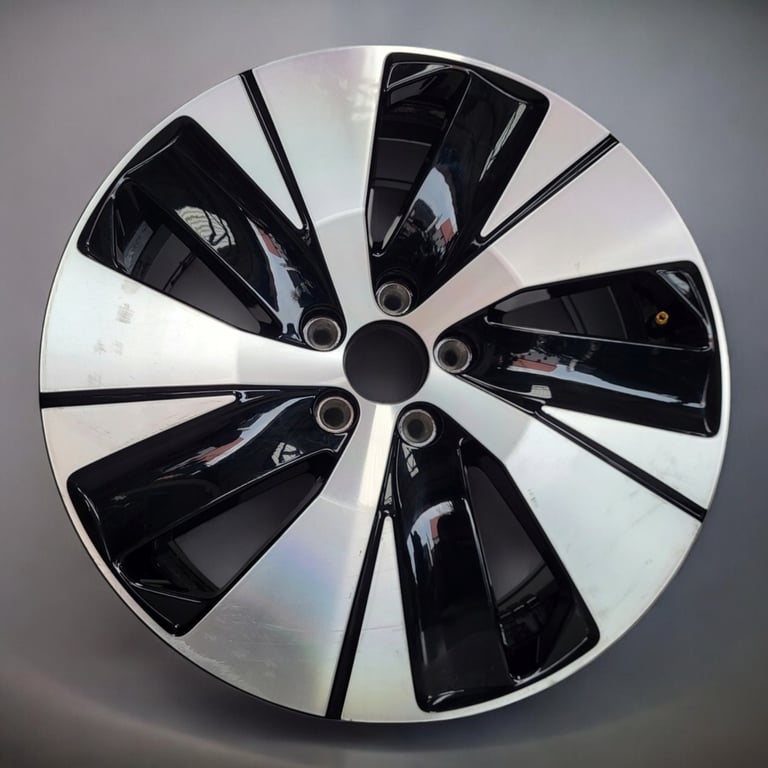 1x Alufelge 18 Zoll 7.5" 5x108 50 5ET Glanz Schwarz 31680403 Volvo Rim Wheel