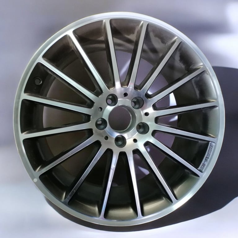 1x Alufelge 19 Zoll 9.5" 5x112 43ET Graphit A2214012302 Mercedes-Benz Rim Wheel FEL6025587043fo