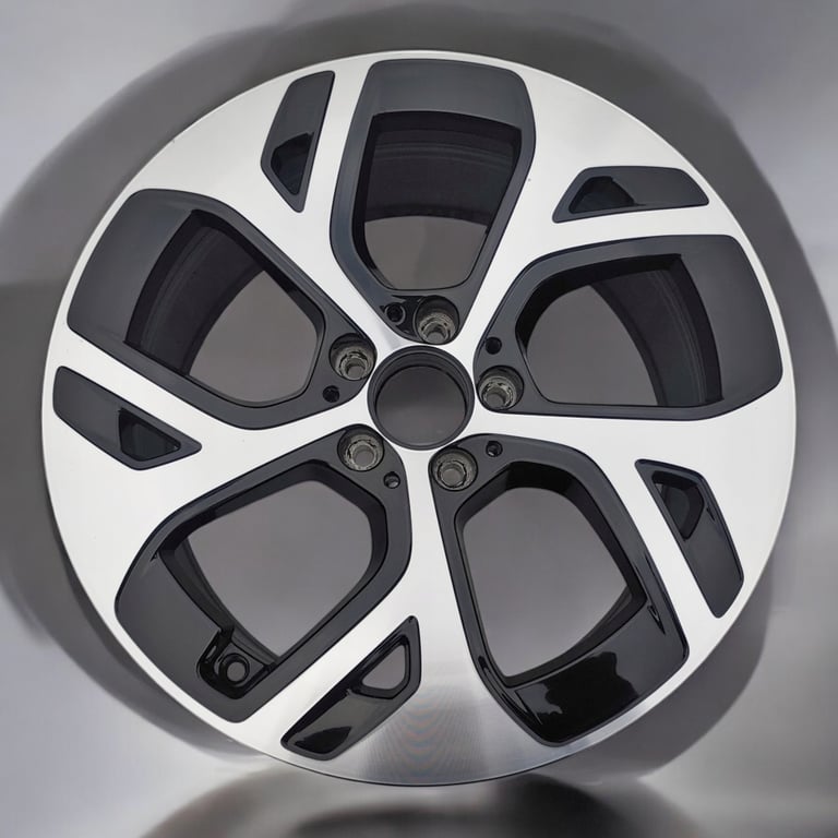 1x Alufelge 18 Zoll 8.0" 5x112 Glanz Schwarz A2544010100 Mercedes-Benz Glc