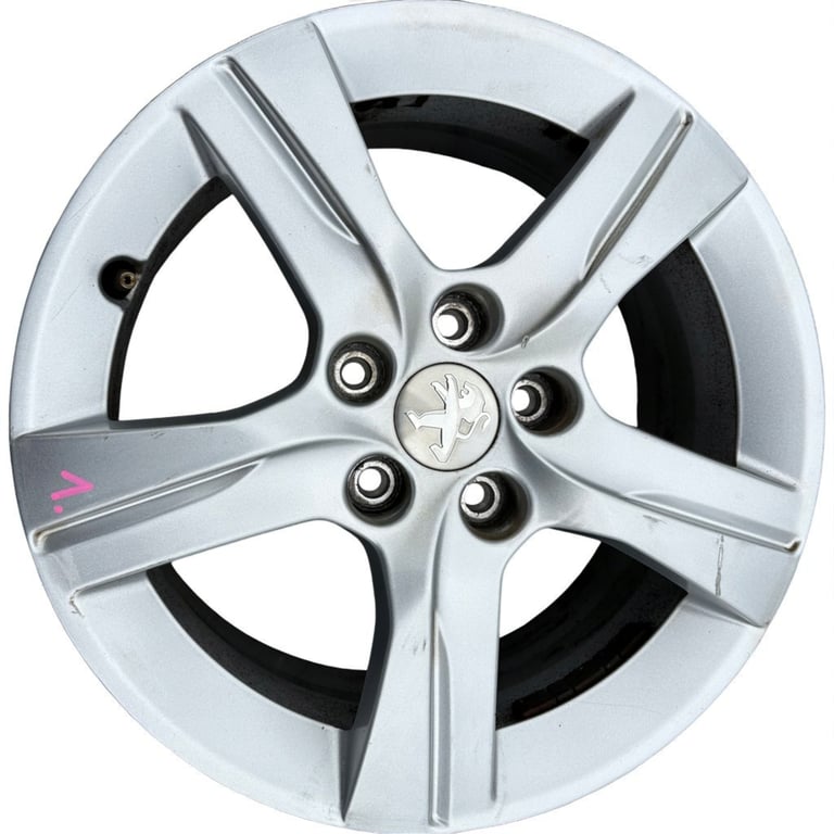 1x Alufelge 16 Zoll 7.0" 5x108 9671401180 Peugeot 508 Rim Wheel