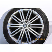 Load image into Gallery viewer, 1x Alufelge 17 Zoll 7.0&quot; 5x112 49ET Glanz Grau 5F0601025S Seat Leon Rim Wheel