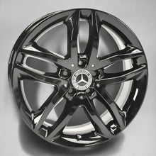 Laden Sie das Bild in den Galerie-Viewer, 4x Alufelge 18 Zoll 7.0" 5x112 46ET Glanz Schwarz A1564010100 Mercedes-Benz X156 FEL5229794506ay