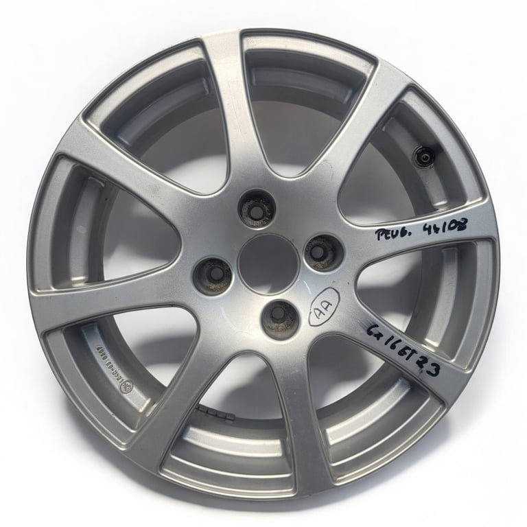 1x Alufelge 16 Zoll 6.0" 4x108 23ET 65466023 65466023HP MA-DAR81 Peugeot