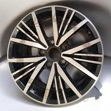 Load image into Gallery viewer, 1x Alufelge 16 Zoll 6.5&quot; 5x112 46ET Glanz Schwarz 5G0601025 VW Golf Vii