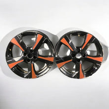 Load image into Gallery viewer, 1x Alufelge 17 Zoll 6.5&quot; 4x100 50ET Glanz Schwarz 40300-5FA5 Nissan Micra K14