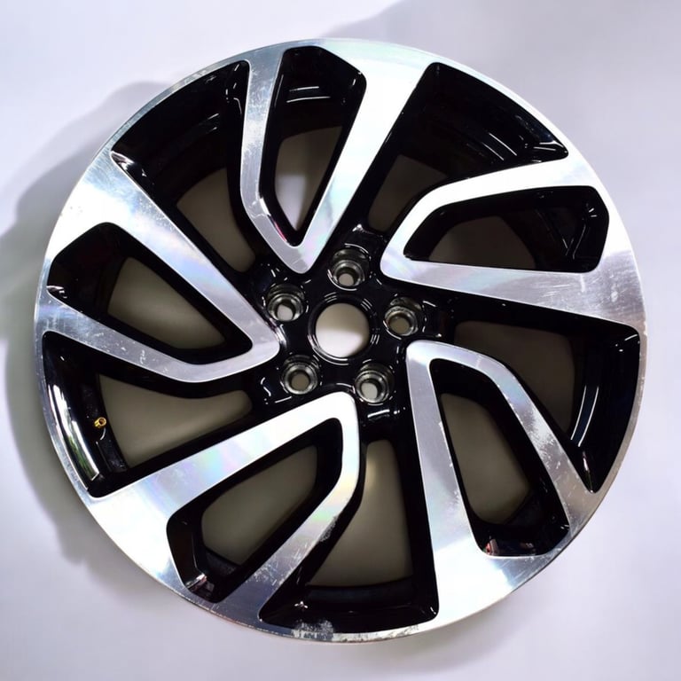 1x Alufelge 19 Zoll 7.5" 5x108 42ET Glanz Schwarz YP00064680 Opel Grandland
