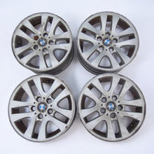 Laden Sie das Bild in den Galerie-Viewer, 4x Alufelge 16 Zoll 7.0" 5x100 34ET Glanz Silber 6775595 BMW E91 E90 Rim Wheel FEL5309061495dy