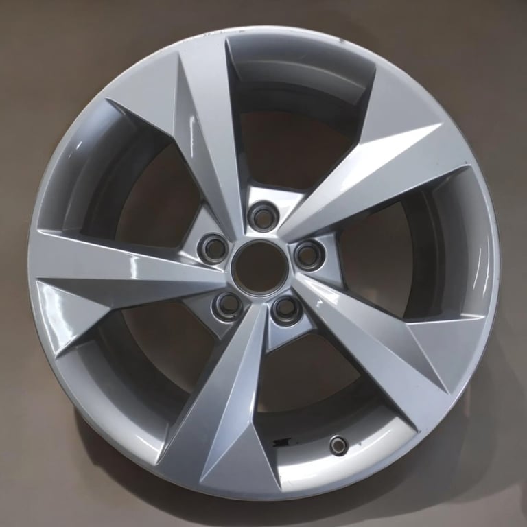 1x Alufelge 18 Zoll 8.0" 5x112 46ET Glanz Silber 8Y0601025CP Audi A3 Rim Wheel