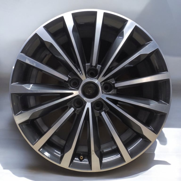 1x Alufelge 18 Zoll 7.0" 5x112 43ET Glanz Silber 565601025 Skoda Kodiaq