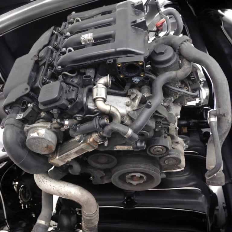 Motor BMW X3 E83 204D4 2.0 163PS 218TKm 2006 Diesel Engine Komplett