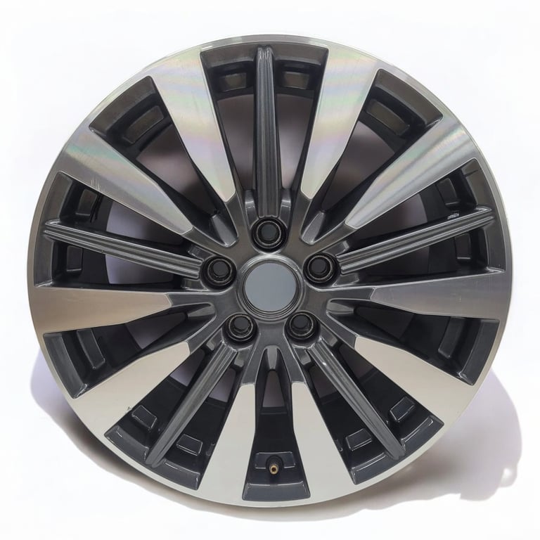 1x Alufelge 17 Zoll 7.0" 5x108 50ET Glanz Schwarz NX7C-L1A Ford Focus Rim Wheel
