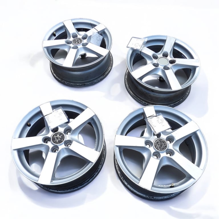 1x Alufelge 16 Zoll 6.5" 5x112 Audi A4 B6 Rim Wheel