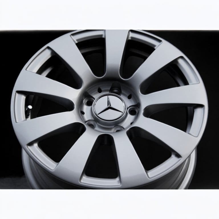 1x Alufelge 16 Zoll 7.5" 5x112 45ET A2124010102 Mercedes-Benz Rim Wheel