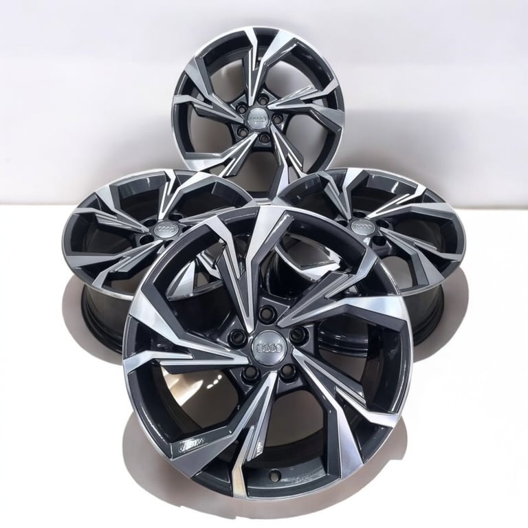 4x Alufelge 18 Zoll 8.0" 5x112 46ET Glanz Graphit 8Y0601025 Audi A3 Mg Rim Wheel FEL4469693621hs