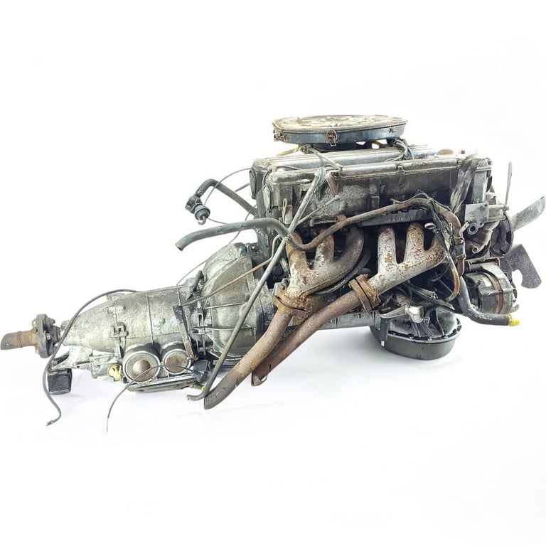 Motor Mercedes-Benz W116 1100110601 R1100161201 2.8 Benzin Engine Komplett