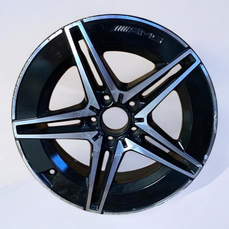 1x Alufelge 18 Zoll 9.0" 5x112 58ET Glanz Graphit A2064016600 Mercedes-Benz W206