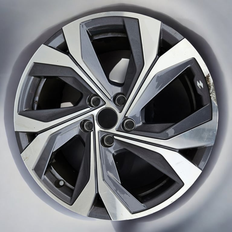 1x Alufelge 18 Zoll 7.0" 5x114.3 35ET Glanz Grau 403005075 Mg Captur Ii