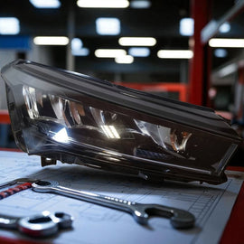 Frontscheinwerfer Skoda Enyaq 5LB941016F LED Rechts Scheinwerfer Headlight