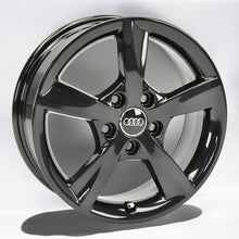 Load image into Gallery viewer, 1x Alufelge 16 Zoll 6.0" 5x112 48ET Glanz Schwarz 8V0071496 Audi A3 Rim Wheel FEL8925701318wl