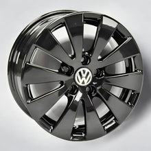 Laden Sie das Bild in den Galerie-Viewer, 4x Alufelge 16 Zoll 7.0" 5x112 45ET Glanz Schwarz 3C0601025C VW Passat Rim Wheel FEL9236843685ie