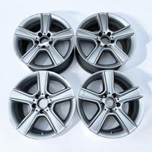 Load image into Gallery viewer, 4x Alufelge 17 Zoll 8.5" 5x112 58ET Glanz Silber A2044012802 Mercedes-Benz FEL9062841346jh