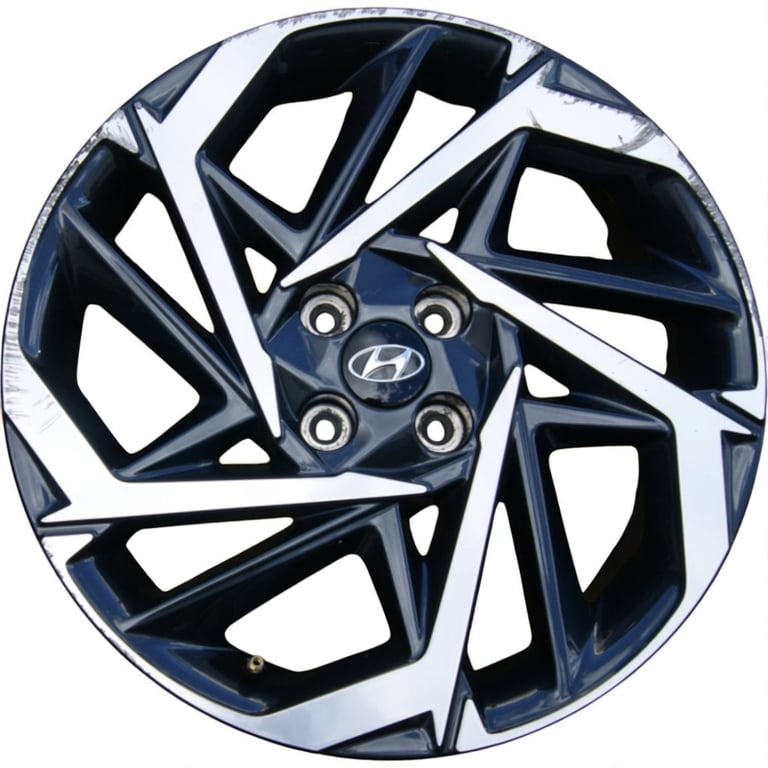 1x Alufelge 17 Zoll 7.0" 4x100 54ET 52910-Q0300 Hyundai Rim Wheel