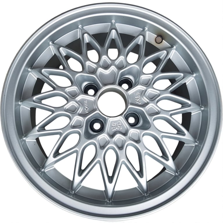 1x Alufelge 15 Zoll 6.0" 4x100 49ET Glanz Silber Opel Rim Wheel FEL4465507320ag