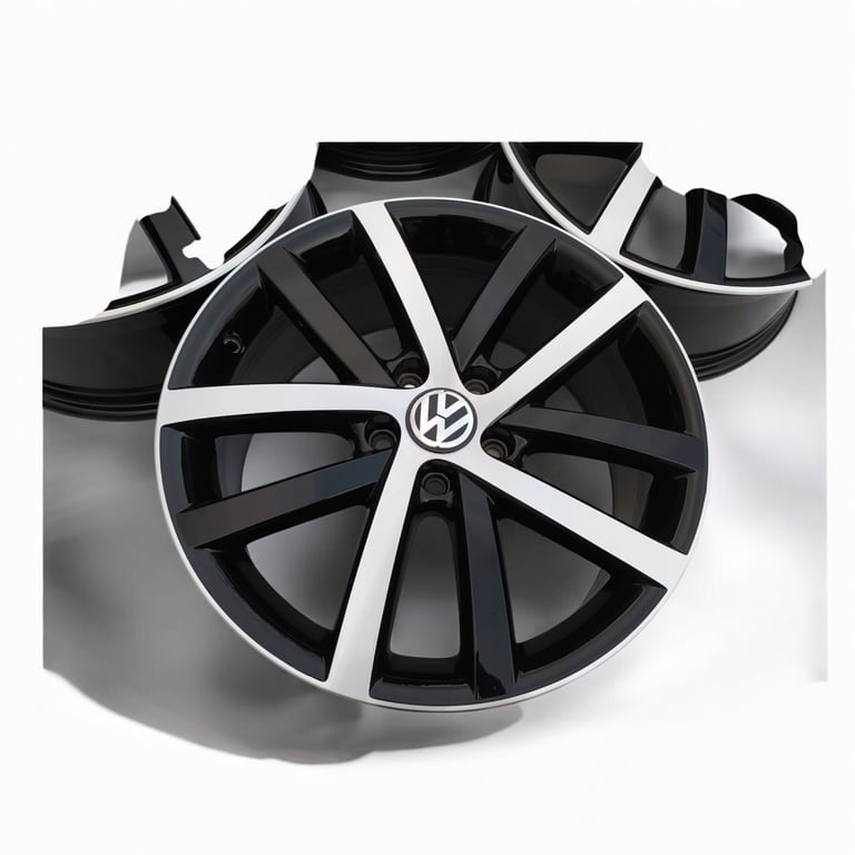 4x Alufelge 18 Zoll 7.5" 5x112 51ET Glanz Silber 5K0601025L VW Golf VII Touran FEL3929973281ua
