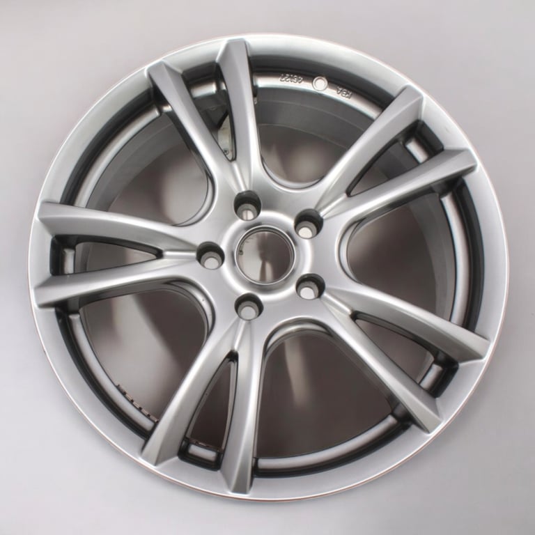 1x Alufelge 18 Zoll 7.5" 5x114.3 45ET Glanz Silber KBA46127 Hyundai Rim Wheel