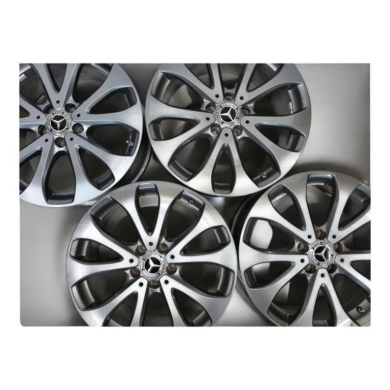 4x Alufelge 18 Zoll 8.0" 5x112 38ET A2534011500 Mercedes-Benz Glc C253 Rim Wheel FEL3056971252iq
