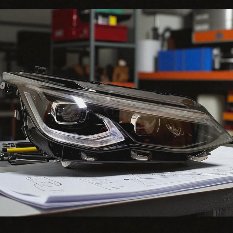 Frontscheinwerfer VW Golf VIII 5H1941060R Full LED Rechts Scheinwerfer Headlight SCH1043454935ic