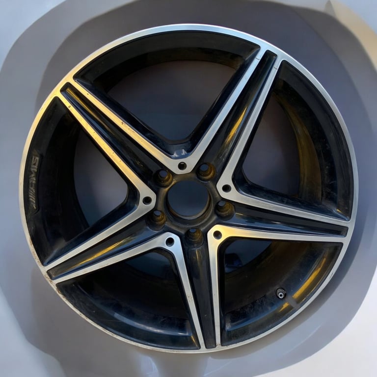 1x Alufelge 18 Zoll 8.0" 5x112 43ET Glanz A2134011800 Mercedes-Benz Rim Wheel FEL6292681587nv