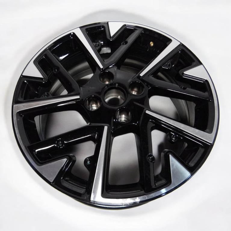 1x Alufelge 17 Zoll 7.0" 4x108 32ET Glanz 93484567 Opel Rim Wheel