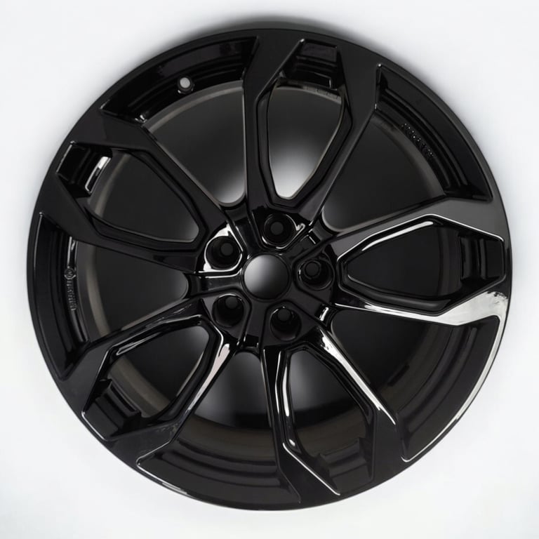 1x Alufelge 20 Zoll 6.5" 5x114.3 33ET Glanz Schwarz RE1-6520 Renault Rim Wheel