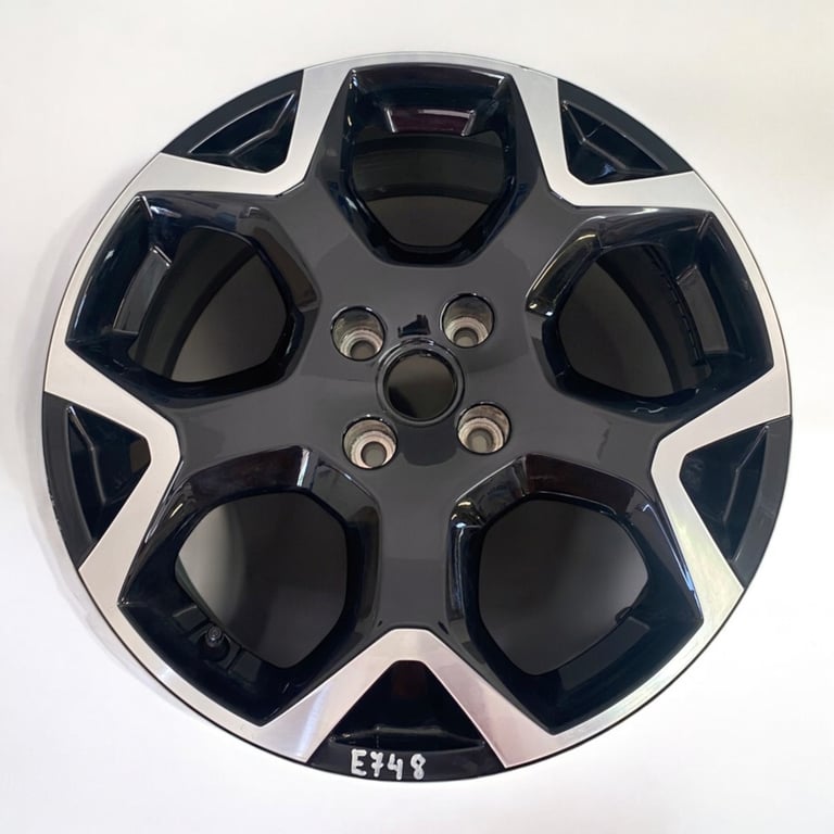 1x Alufelge 18 Zoll 7.0" 4x108 35ET OP00128-PR Opel Crossland X Rim Wheel