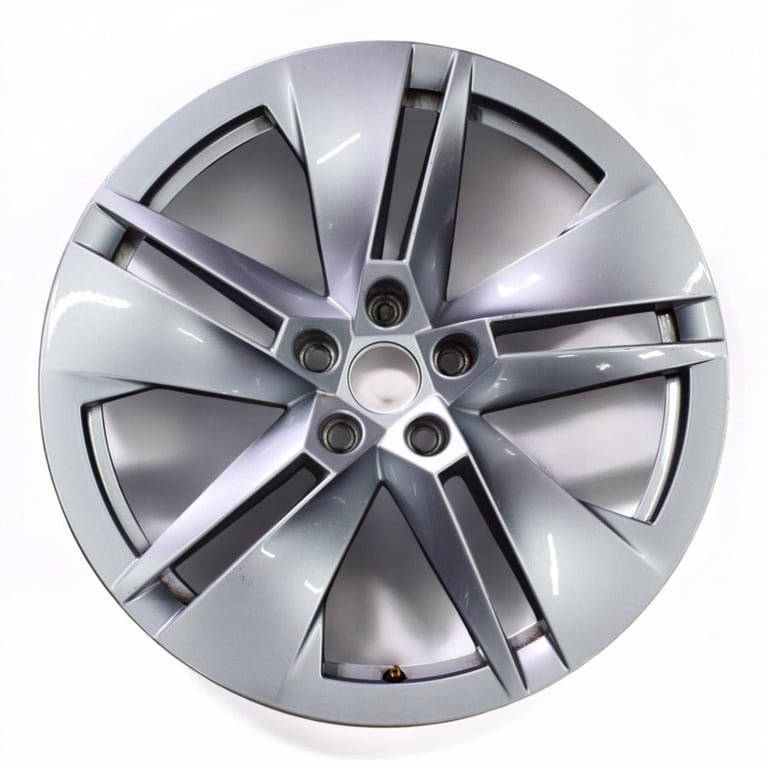 1x Alufelge 19 Zoll 8.0" 5x112 45ET Glanz Silber 5LA601025B Skoda Enyaq