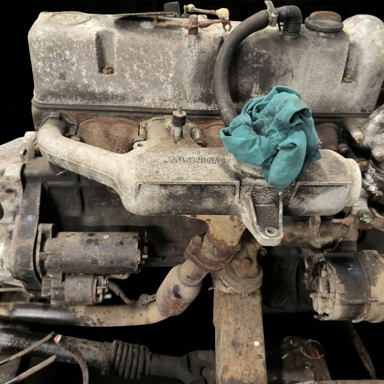 Motor Mercedes-Benz W123 OM616 1980 Diesel Engine Komplett MOT7609441850be