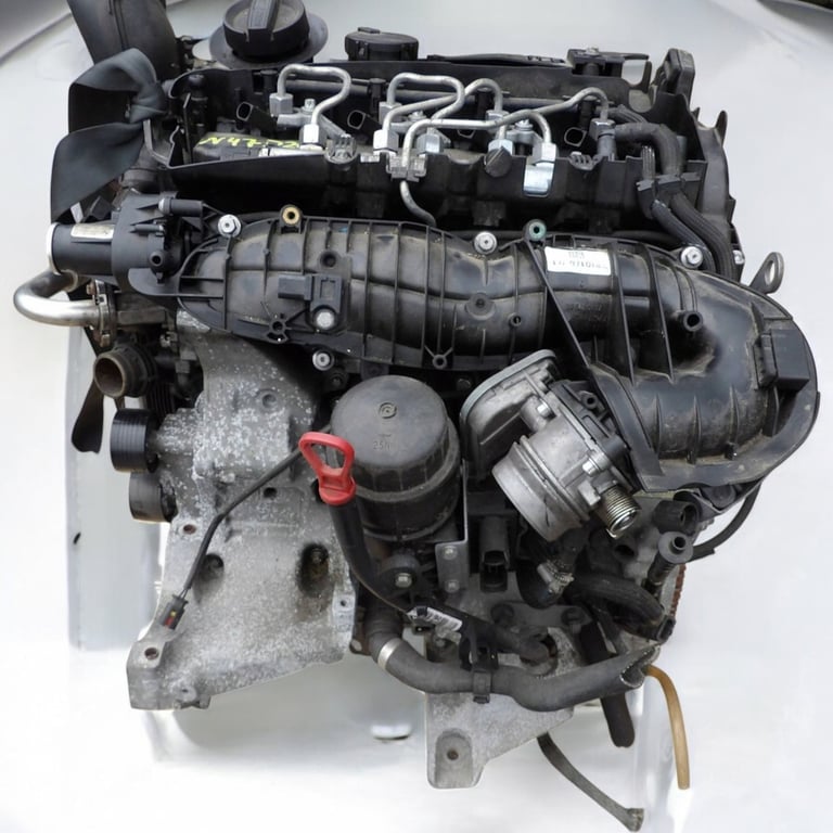Motor BMW E88 E81 E87 N47D20C 2.0 2010 Diesel Engine Unkomplett
