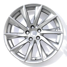 Load image into Gallery viewer, 1x Alufelge 18 Zoll 9.5" 5x108 27ET Glanz Silber EX53-1007-BA Jaguar F-Type FEL4349931204pu
