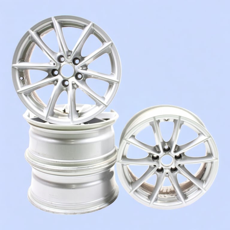 4x Alufelge 17 Zoll 7.5" 5x112 27ET Glanz Silber 6868217 BMW G11 G12 Rim Wheel FEL9805241080or