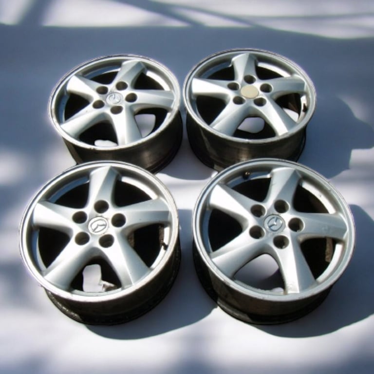 4x Alufelge 16 Zoll 6.5" 5x114.3 Mazda Mpv Rim Wheel