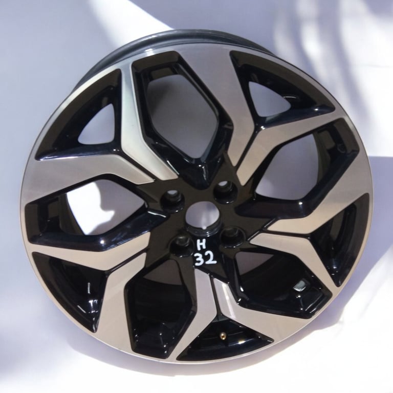 1x Alufelge 18 Zoll 7.0" 4x108 37,5ET Glanz Schwarz HN1C-BA Ford Ecosport