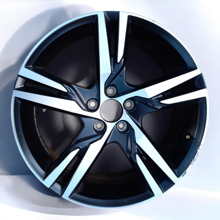1x Alufelge 19 Zoll 7.5" 5x108 50ET Glanz Schwarz 31423931 Volvo Xc60 Rim Wheel