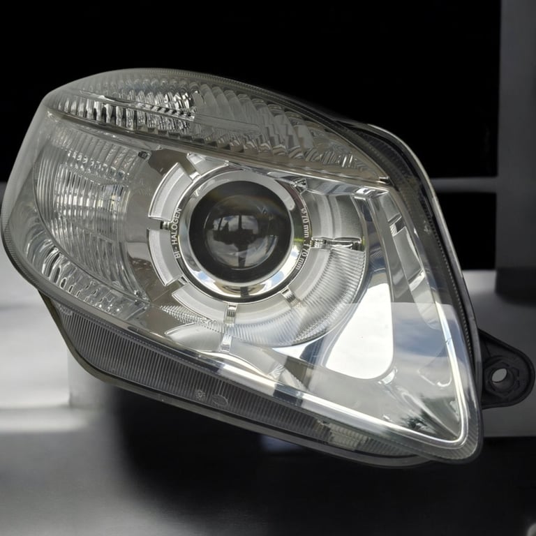 Frontscheinwerfer Skoda Fabia II Rechts Scheinwerfer Headlight SCH8091165398bk