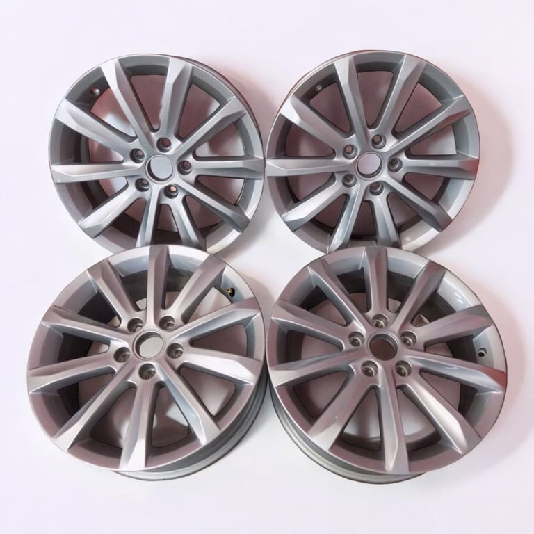 4x Alufelge 17 Zoll 6.5" 5x112 41ET Glanz Silber 3G0601025C VW Passat Golf FEL8093201500xj