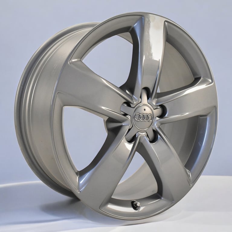 4x Alufelge 18 Zoll 7.5" 5x112 37ET Glanz Grau 4G0601025M Audi A6 C7 Rim Wheel