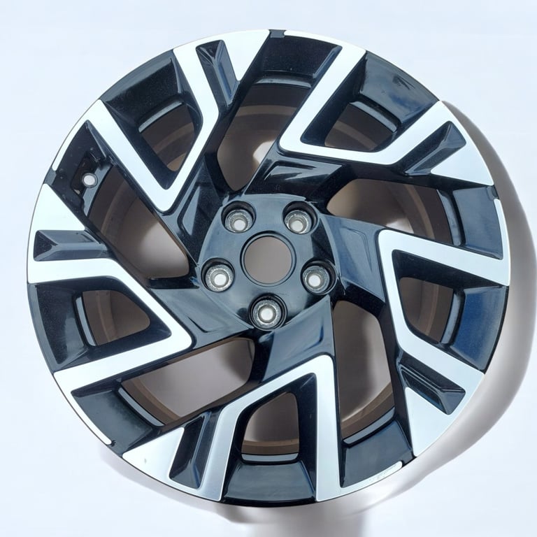 1x Alufelge 18 Zoll 7.5" 5x114.3 45ET Glanz Schwarz 52910-J7DA0 Kia Xceed